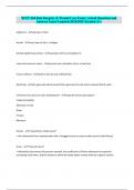 NUFT 204 Skin Integrity & Wound Care Exam &vert; Actual Questions and Answers Latest Updated 2024&sol;2025 &lpar;Graded A&plus;&rpar;