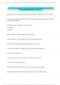 NUFT 204 - Respiratory Assessment Test &vert; Actual Questions and Answers Latest Updated 2024&sol;2025 &lpar;Graded A&plus;&rpar;