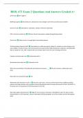 BIOL 473 Exam 2 Questions And Answers Graded A&plus;