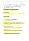 PATHOPHYSIOLOGY FINAL EXAM RASMUSSEN UNIVERSITY 3 VERSIONS&rpar;&sol; PATHOPHYSIOLOGY FINAL EXAM RASMUSSEN UNIVERSITY &lpar;3 DIFFERENT VERSIONS&rpar;