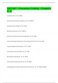 OST-247 - Procedure Coding - Chapters 6 - 8&vert;132 Exam Prep Questions And Answers