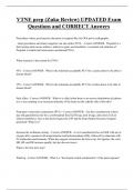 VTNE prep &lpar;Zuku Review&rpar; UPDATED Exam Questions and CORRECT Answers