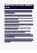 Certified Associate in Project Management &lpar;CAPM&rpar;