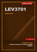 LEV3701 Updated Exam Pack &lpar;2025&rpar;