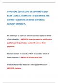 AYPO REAL ESTATE LAW OF CONTRACTS 2024  EXAM &vert;ACTUAL COMPLETE 120 QUESTIONS AND  CORRECT ANSWERS &lpar;VERIFIED ANSWERS &rpar;  ALREADY GRADED A&plus;