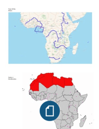 Topografie Afrika