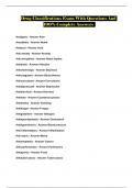 Drug Classifications Exam With Questions And 100&percnt; Complete Answers 