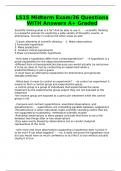 LS15 Midterm Exam&sol;36 Questions WITH Answers A&plus; Graded