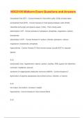 NSG3105 Midterm Exam Questions and Answers