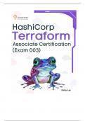 Hashicorp Terraform Associate Certification &lpar;Exam 003&rpar;&colon; Upskill and certify your IT infrastructure automation skills with this exam-cum-study guide  2024 with complete solution