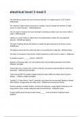 electrical level 3 mod 3 NEWEST 2026&sol;2027 ACTUAL EXAM COMPLETE QUESTIONS AND CORRECT DETAILED ANSWERS &lpar;VERIFIED ANSWERS&rpar; &vert;ALREADY GRADED A&plus;&vert;&vert;BRAND NEW&excl;&excl;