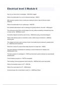 ELECTRICAL LEVEL 3  ALL MODULES NEWEST 2026&sol;2027 ACTUAL EXAM COMPLETE QUESTIONS AND CORRECT DETAILED ANSWERS &lpar;VERIFIED ANSWERS&rpar; &vert;ALREADY GRADED A &vert;&vert;BRAND NEW&excl;&excl;&lpar;ALL BUNDLED HERE&excl;&excl;&excl;&rpar;