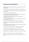 Electrical level 3 Module 7 questions and answers A&plus; grade assured 2024&sol;2025