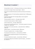 Electrical 2 module 1 Updated 2026&sol;2027 Questions with Expert-Verified Answers