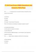 IT 104 Final Exam &lpar;GMU&rpar; Questions and Answers 100&percnt; Pass