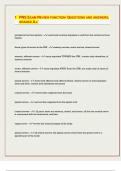 PNS EXAM REVIEW FUNCTION&sol; QUESTIONS AND ANSWERS&comma; GRADED A&plus;&sol;&lbrack;LATEST EXAM UPDATES&rsqb;