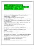LIBF EXAM REVISION QUESTIONS WITH CORRECT ANSWERS 100&percnt; 2024