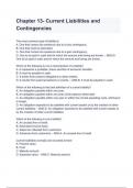 Chapter 13- Current Liabilities and Contingencies&period;