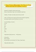 PUBLIX PRODUCE MANAGEMENT TEST PRACTICE EXAM  REVIEW QUESTIONS AND ANSWERS&comma; RATED A&plus;&lbrack;LATEST EXAM UPDATES&rsqb;