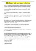CEN Practice Test with complete solutions&period;