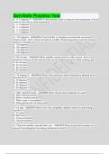 ServSafe Practice Test 