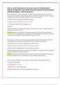 HESI 101 LATEST EXAM 2024 ACTUAL EXAM &sol; HESI EXIT COMPREHENSIVE  REVIEW 120 QUESTIONS AND CORRECT DETAILED ANSWERS WITH RATIONALES  &lpar;VERIFIED ANSWERS&rpar; &vert; ALREADY GRADED A&plus;