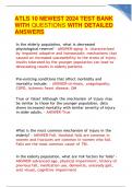 ATLS 10 NEWEST 2024 TESTBANK WITH QUESTIONS WITH DETAILED ANSWERS  GRADED A&plus;