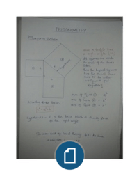 Trigonometry(pythagorean theorem and worked examples)
