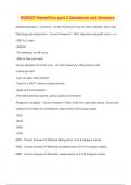 NUR427 Heme&sol;Onc part 2 Questions and Answers