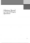 Official&copy; Solutions Manual to Accompany International Economics&comma;Feenstra&comma;2e