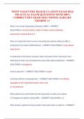 WEST COAST EMT BLOCK 2 LATEST EXAM 2024&vert; 150 ACTUAL EXAM QUESTIONS WITH 100&percnt; CORRECT DETAILED SOLUTIONSS ALREADY GRADED A&plus;