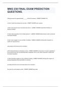 MNG 230 FINAL EXAM PREDICTION QUESTIONS&period;