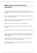 MNG Chapter 15 Practice Exam Questions&period;