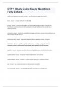 OTP 1 Study Guide Exam  Questions Fully Solved&period;