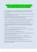 Bundle for Wellcare Mastery ACT Exams with Verified Solutions 2024 &vert; 2025