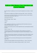Wellcare 2024 Mastery Test &vert; Questions and Correct Solutions