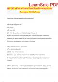 NU 345 Exams Bundle &vert;All Correct