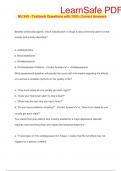 NU 345 - Textbook Questions with 100&percnt; Correct Answers