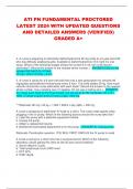 ATI PN FUNDAMENTAL PROCTORED  LATEST 2024 WITH UPDATED QUESTIONS  AND DETAILED ANSWERS &lpar;VERIFIED&rpar; GRADED A&plus;