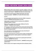 EDRD REVIEW EXAM 2024-2025