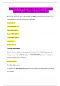 RPSGT BRPT Practice Exam 1 &vert; Latest Update &vert; 2024&sol;2025 &vert; Graded A&plus;