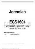 ECS1601 Assignment 6 Semester 1 2023