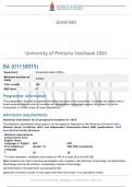EUP1501 Assignment 4 &lpar;DETAILED ANSWERS&rpar; Semester 1 2024 &lpar;205724&rpar; - DISTINCTION GUARANTEED