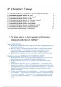 A&ast; Liberalism Essays - UK Politics