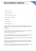 RELIAS MEDICAL SURGICAL TELEMETRY EXAM 2024&sol;2025 TEST BANK COMPLETE 300 QUESTIONS AND CORRECT DETAILED ANSWERS WITH RATIONALES 100 &percnt; COMPLETE &lpar;VERIFIED ANSWERS&rpar; &vert;ALREADY GRADED A&plus;