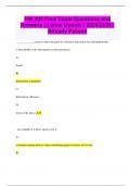FIN 202 Final Exam Questions and Answers &vert; Latest Update &vert; 2024&sol;2025 &vert;  Already Passed