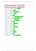 Portfolio Deutsch 2&period;10 EXAM QUESTIONS AND ANSWERS