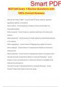 MGT348 Exam 1 Review Questions with 100&percnt; Correct Answers