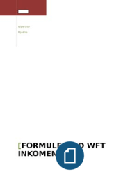 Formuleblad WFT Inkomen Nibe-SVV