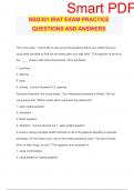 NSG 351 Exams Bundle Questions and Answers 100&percnt; Verified 